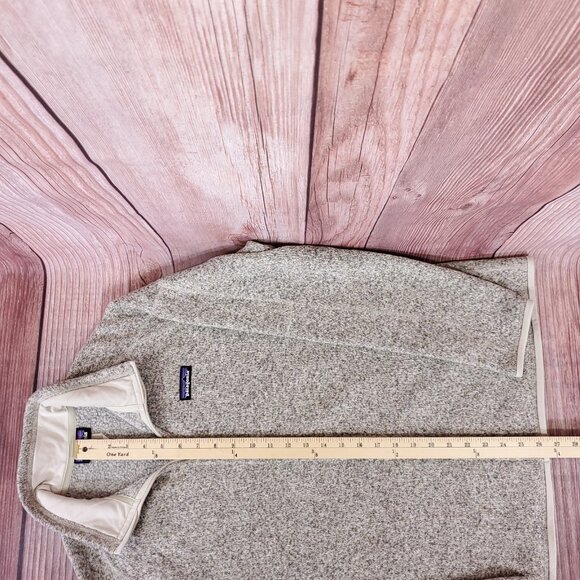 *READ* Patagonia Womens XL Better Sweater Jacket Full Zip Fleece Oatmeal 25542 - Picture 14 of 14